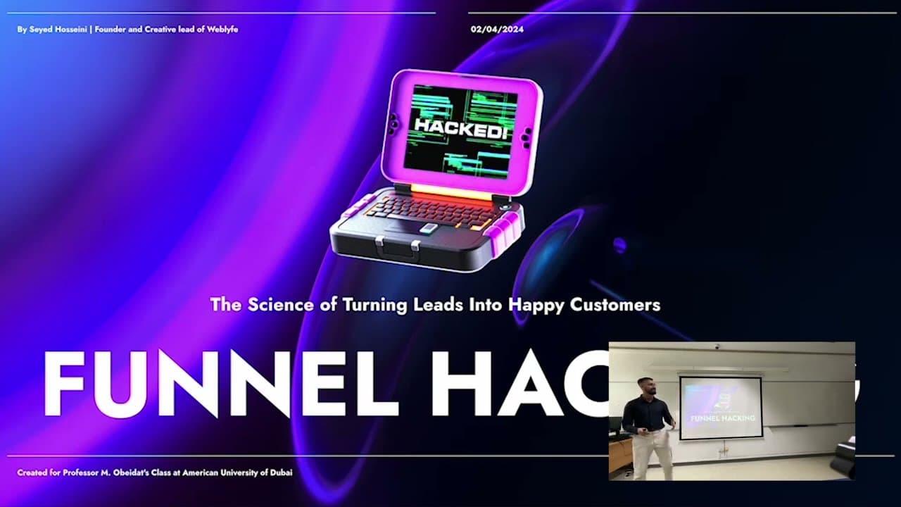 Insights from My Lecture at American University of Dubai | Funnel Hacking secrets of Weblyfe