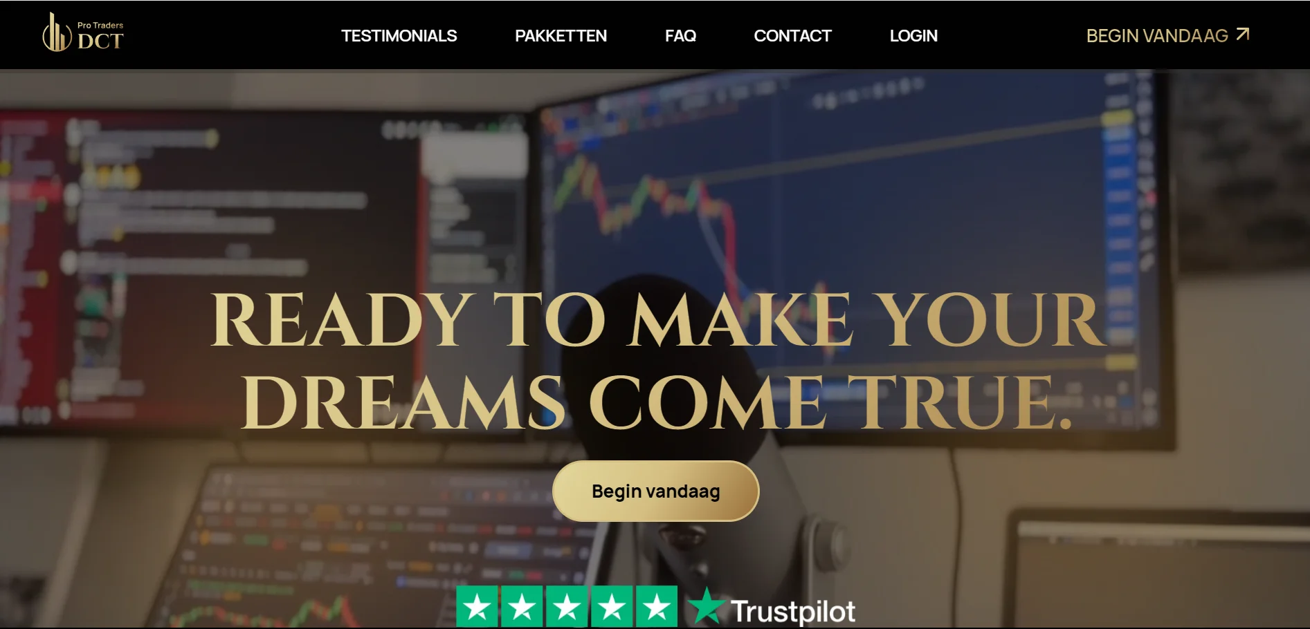 Pro Traders DCT website by Weblyfe