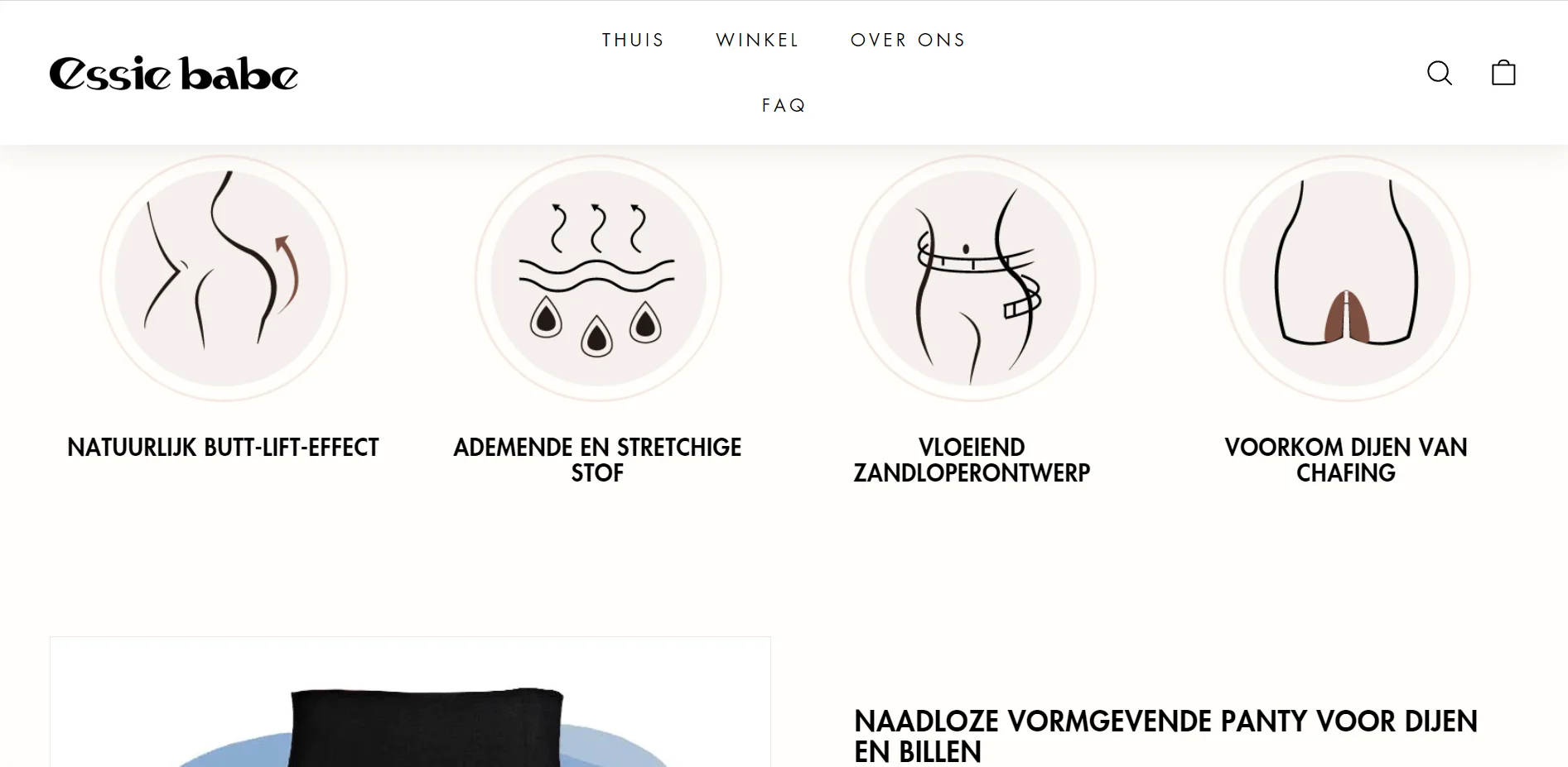 Essie Babe website by Weblyfe