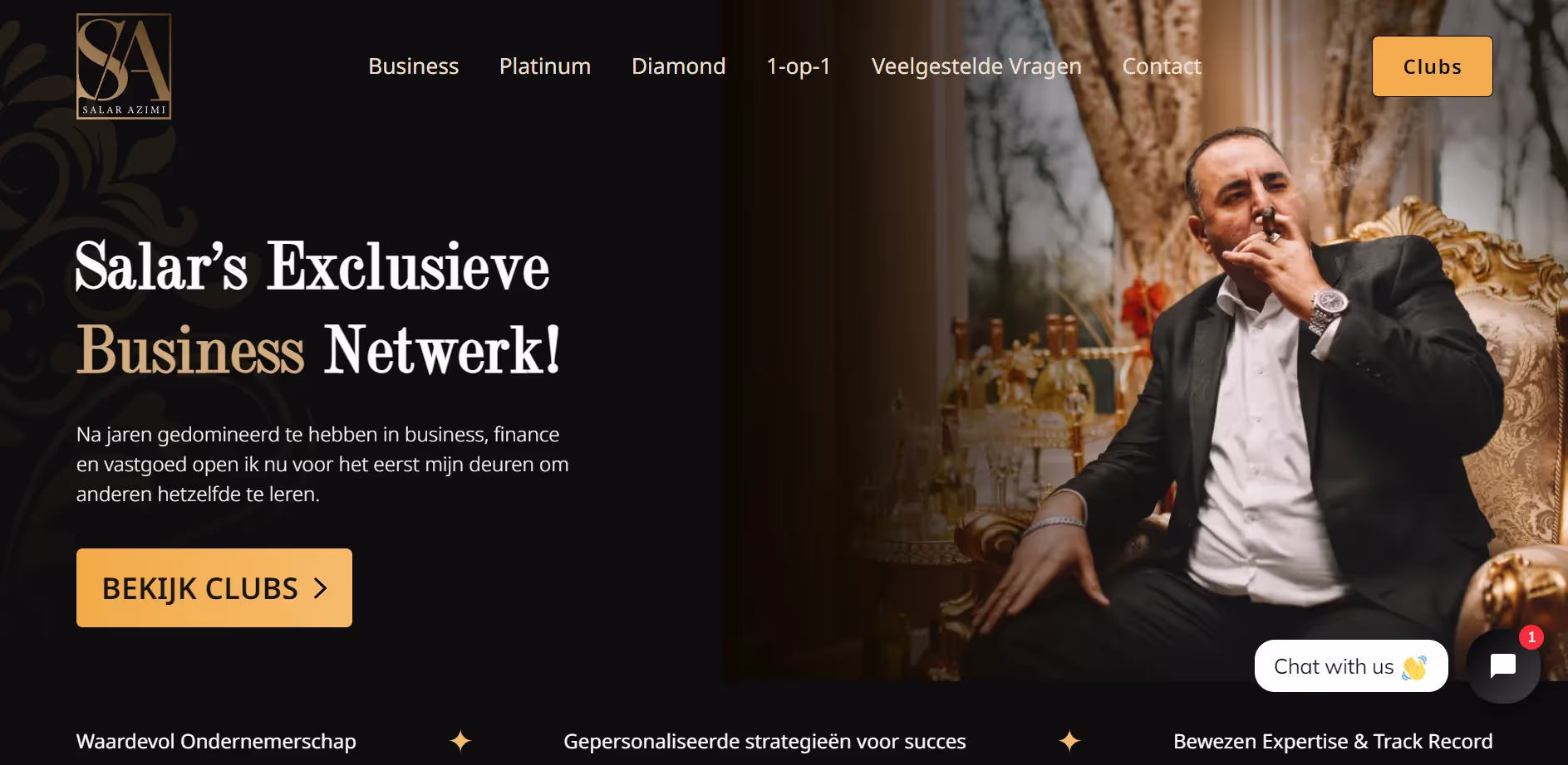 Salar Azimi website by Weblyfe