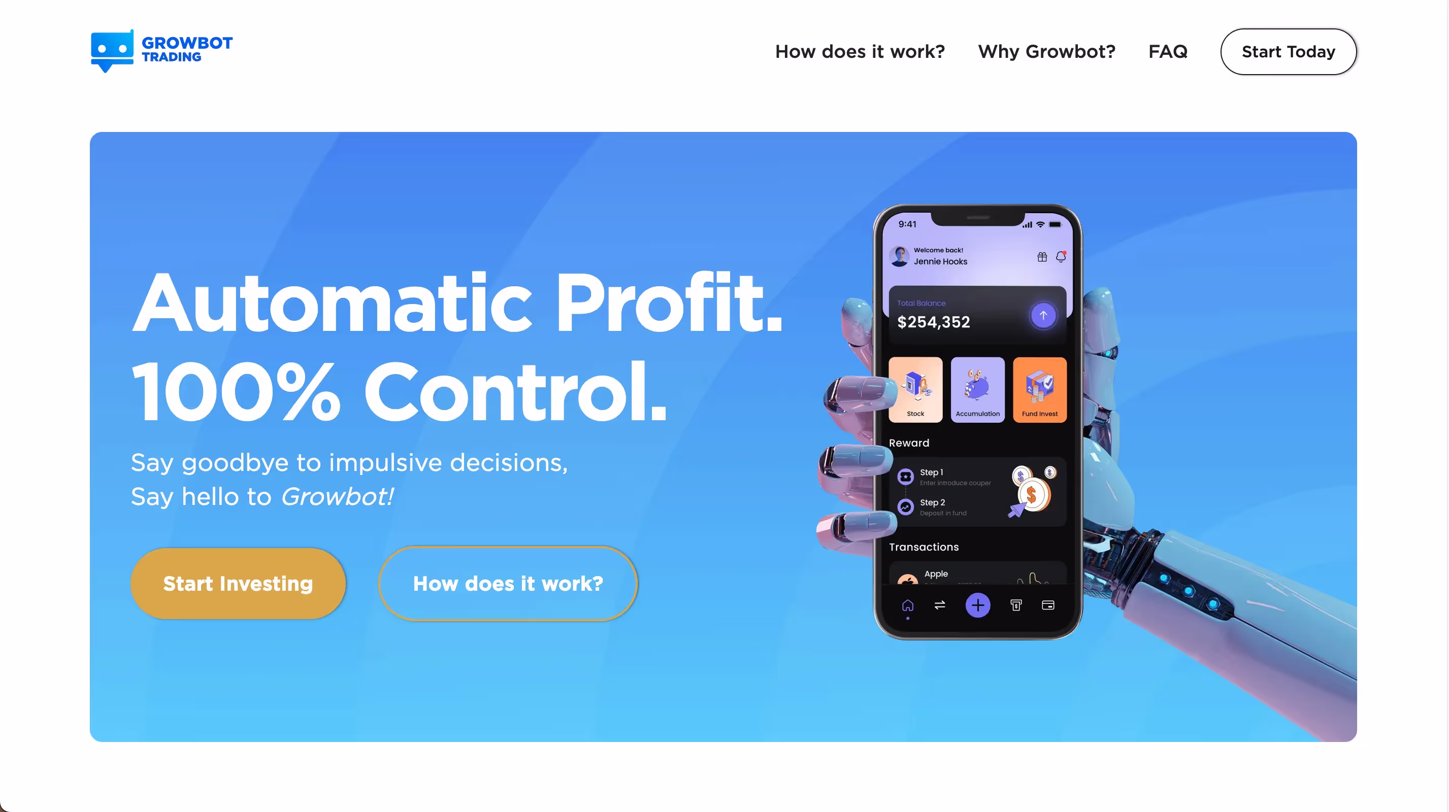 Grow Bot Trading by Weblyfe