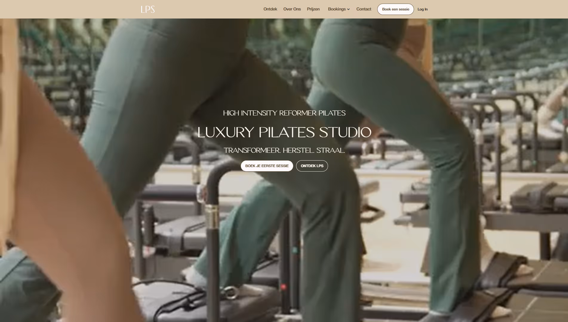 LPS Pilates website by Weblyfe